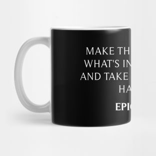 Epictetus Quote Mug
